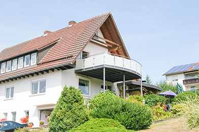 Terrasse Glaselementen