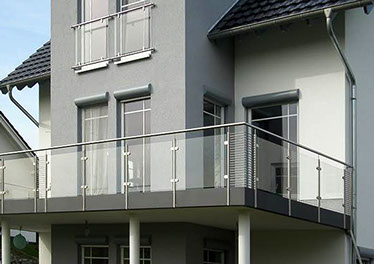 Terrassen- Ganzglasgeländer