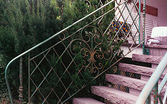 Geländer aus Massivstahl