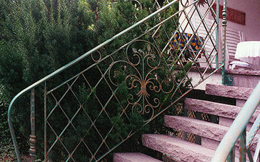 Geländer aus Massivstahl