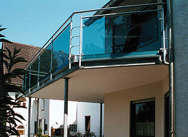 Terrassen- Ganzglasgeländer